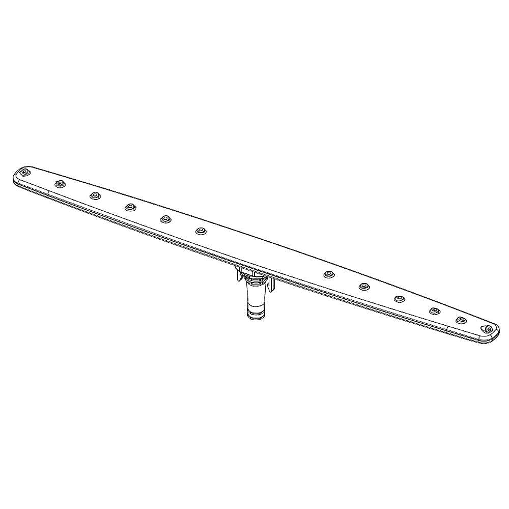 Part #dd82-01312A, Dishwasher Spray Arm, Lower / 19.29 x 1.97 x 2.76