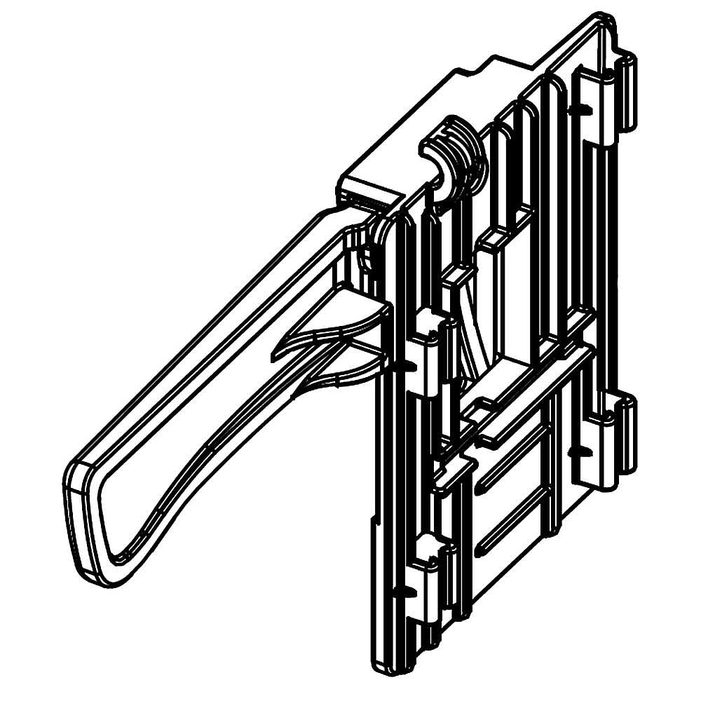 Part #dd82-01340A, Dishwasher Dishrack Adjuster Actuator, Right / 5.91 x 3.15 x 0.79