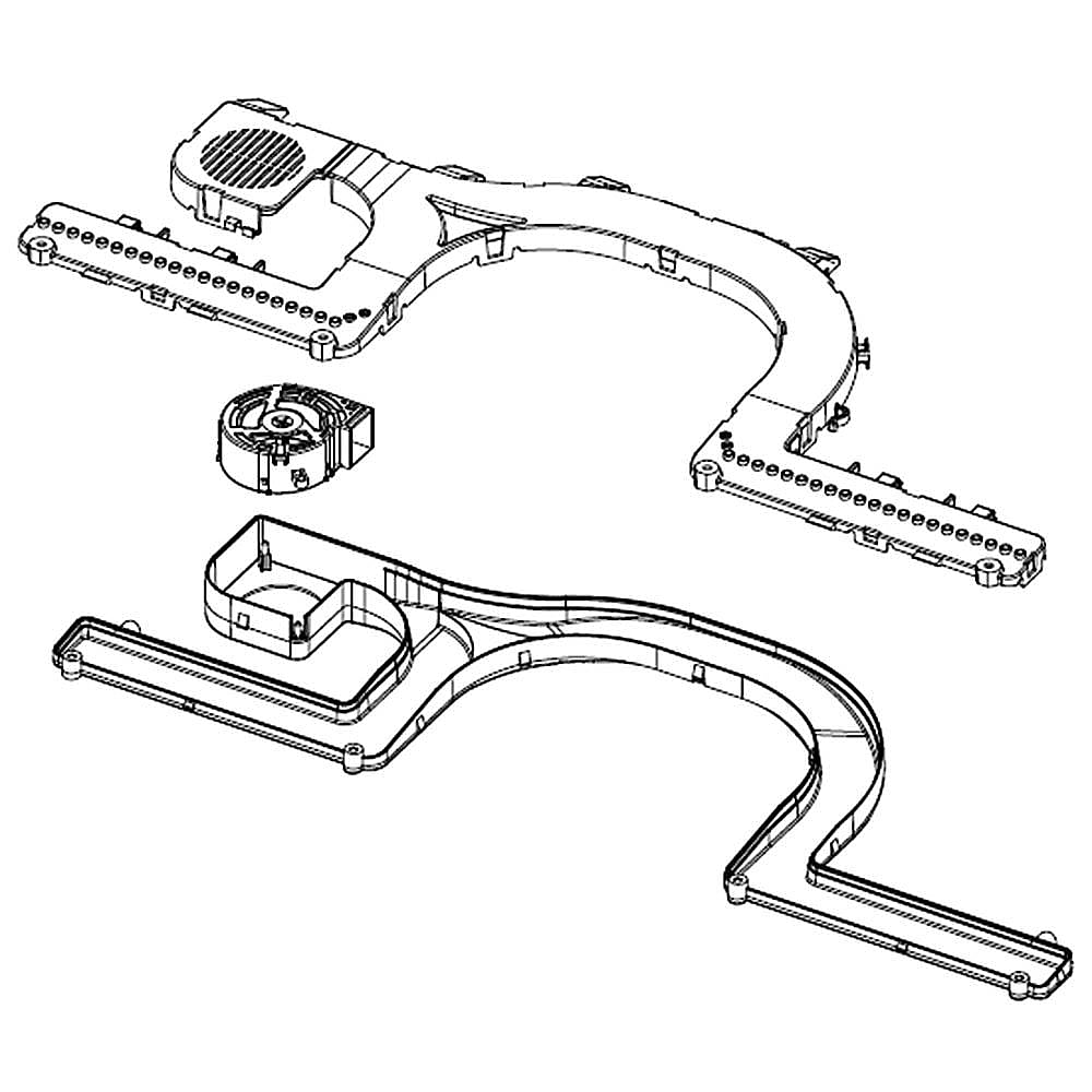 Dishwasher Air Duct Vent Assembly