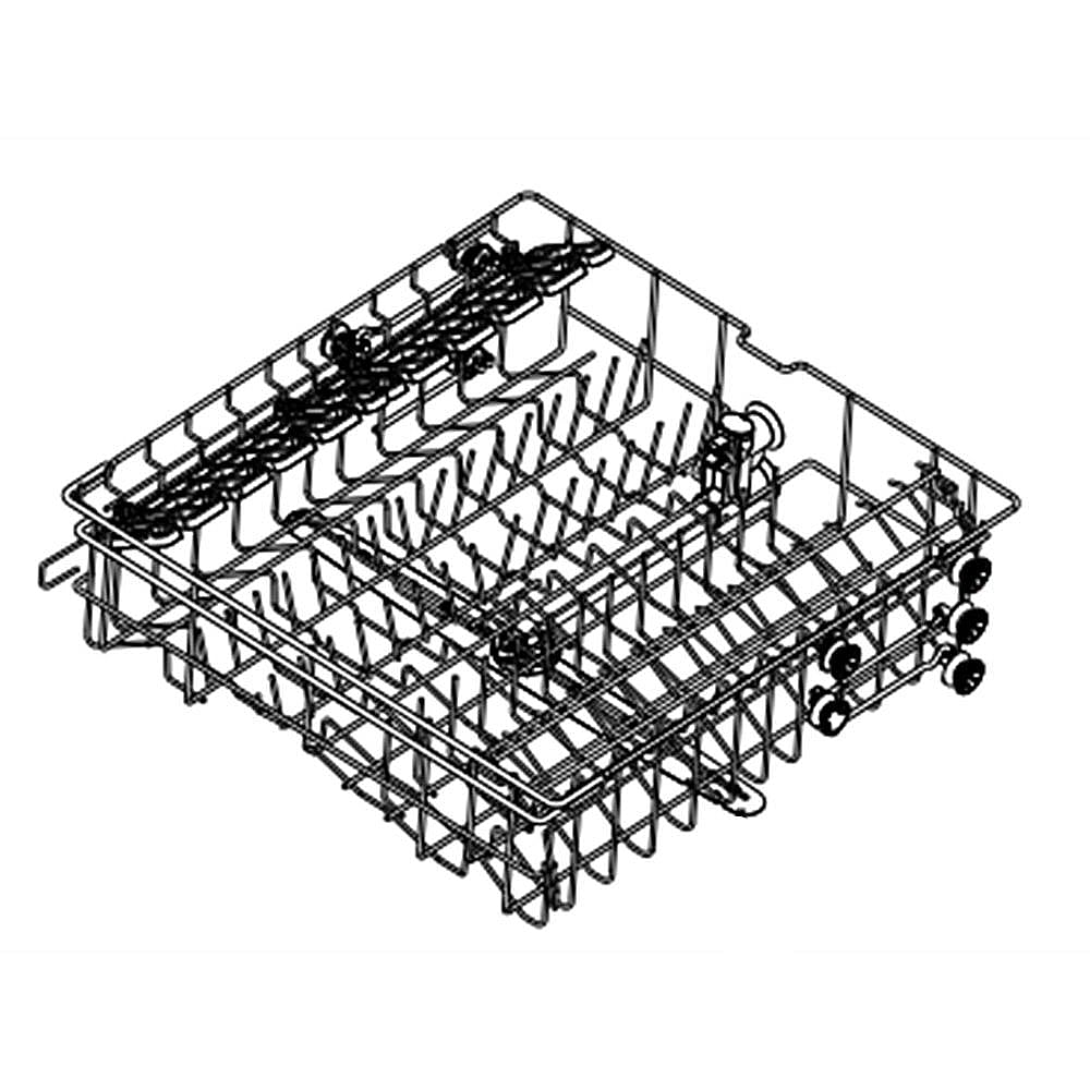 Part #dd82-01385A, Samsung Dishwasher Dishrack Assembly, Upper / 20.47 x 20.87 x 7.09