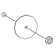 Dishwasher Dishrack Track Roller Gasket DD82-01415A