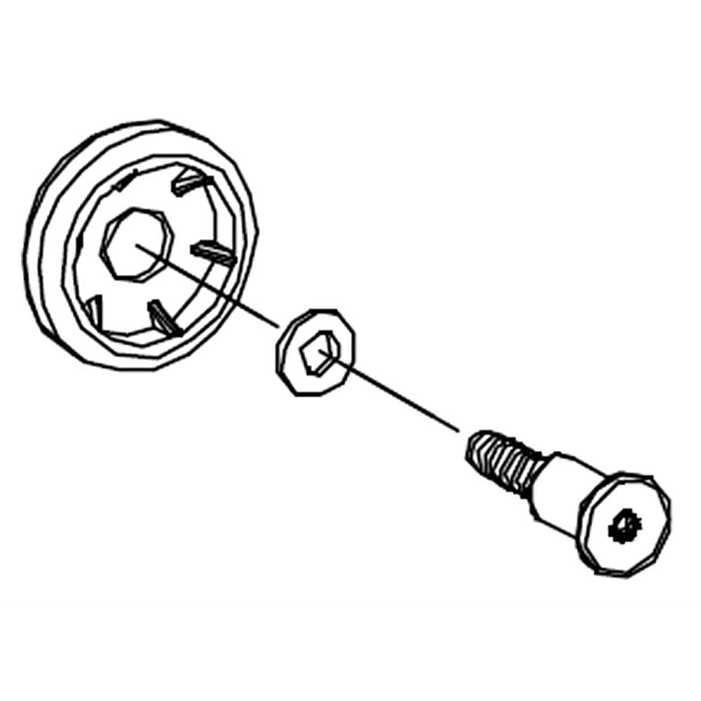 Part #dd82-01432A, Bracket-Rail Roller / 2.36 x 1.10 x 1.02
