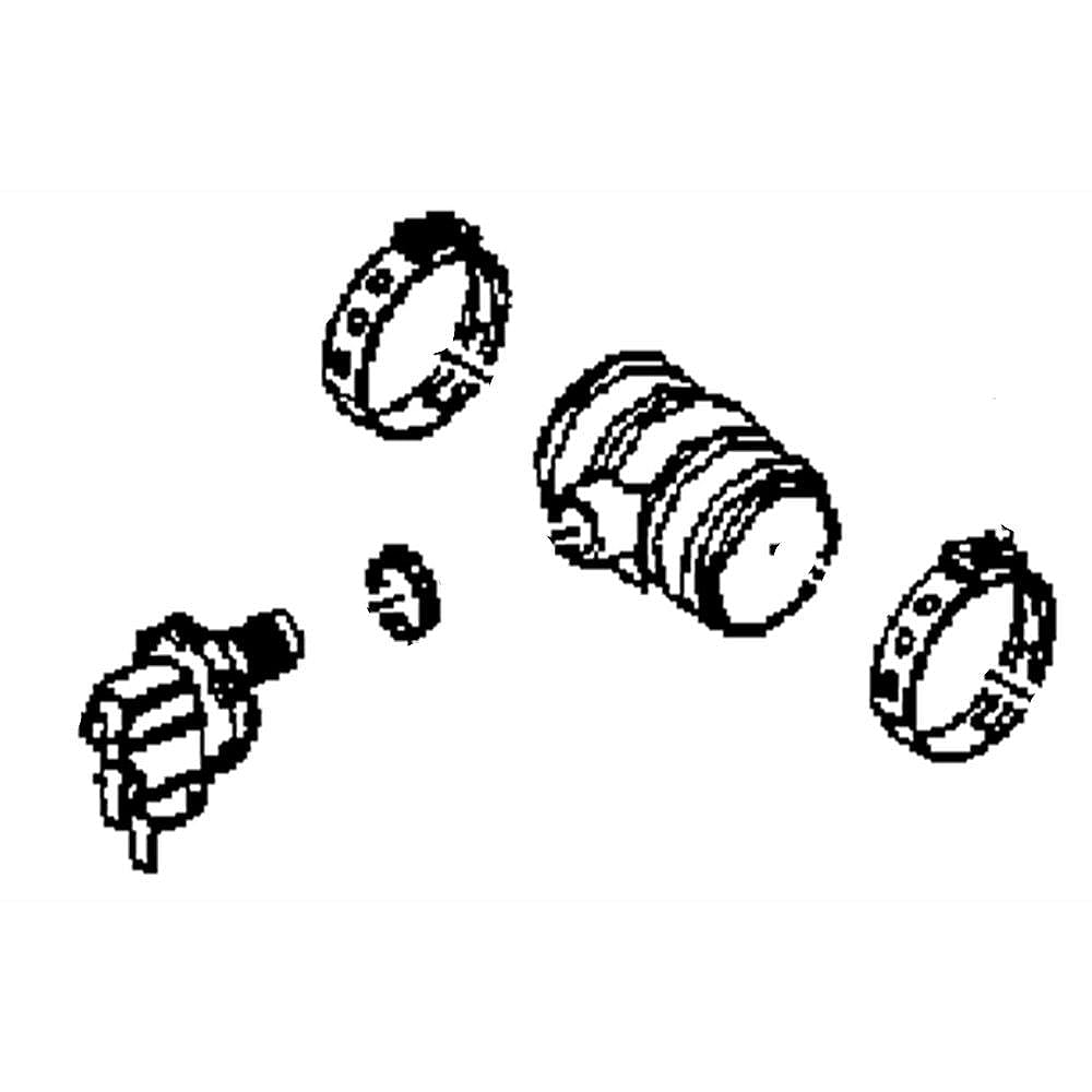 Part #dd82-01436A, Dishwasher Sump-To-Drain-Pump Hose / 4.72 x 1.57 x 1.57