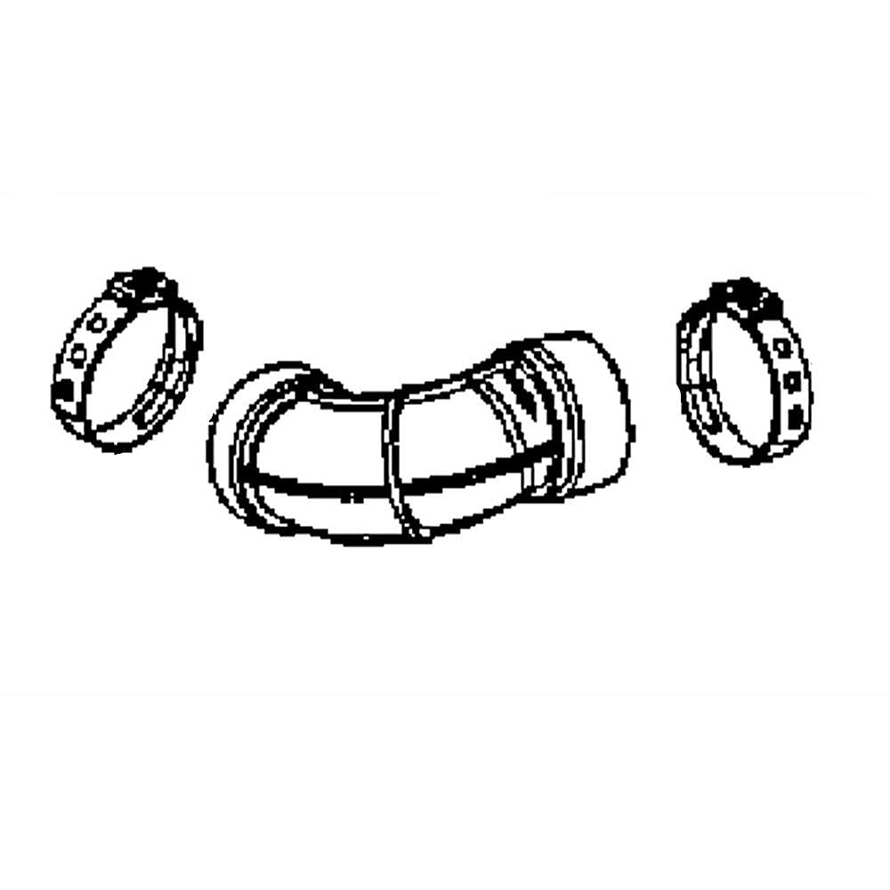 Part #dd82-01437A, Dishwasher Circulation Pump-To-Sump Hose / 3.54 x 2.20 x 1.57