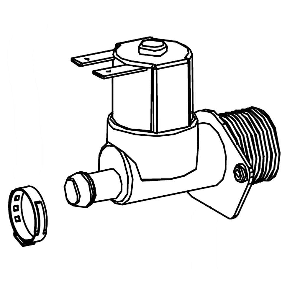 Samsung Part #dd82-01588A, Dishwasher Water Inlet Valve | 3.74 x 3.54 x 1.77