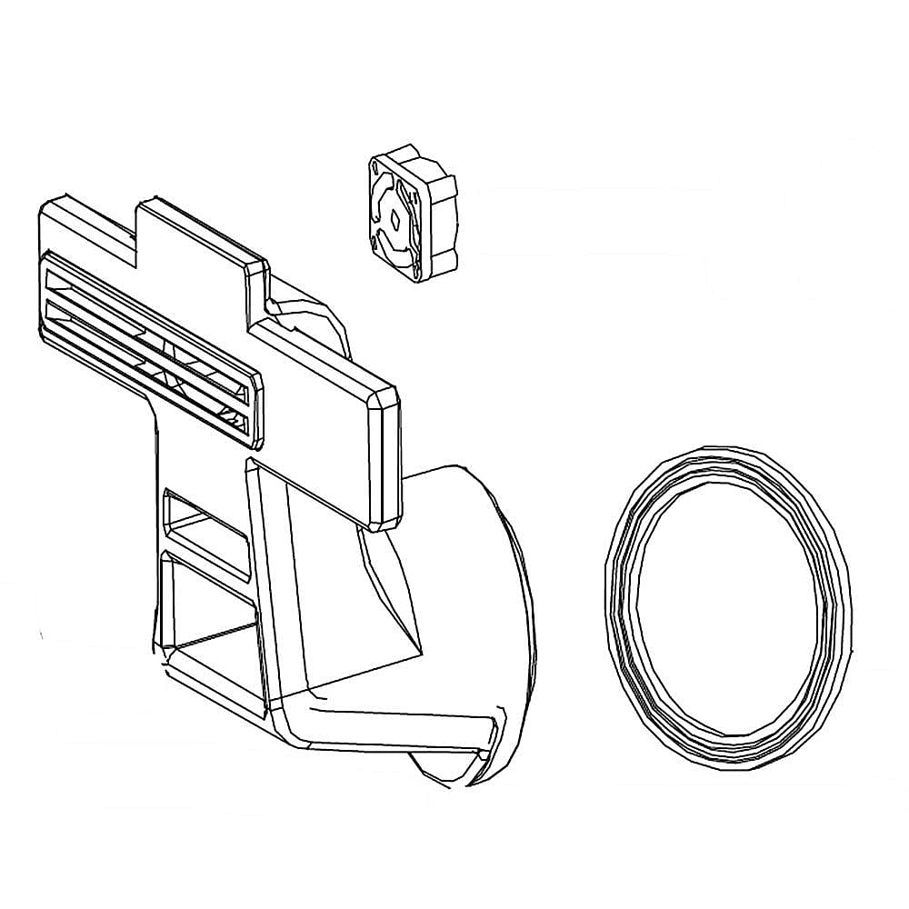 Part #dd82-01593A, Dishwasher Vent Assembly (Replaces Dd81-02198A) / 4.75 x 2.50 x 7.50