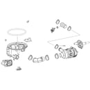 Dishwasher Sump and Motor Assembly