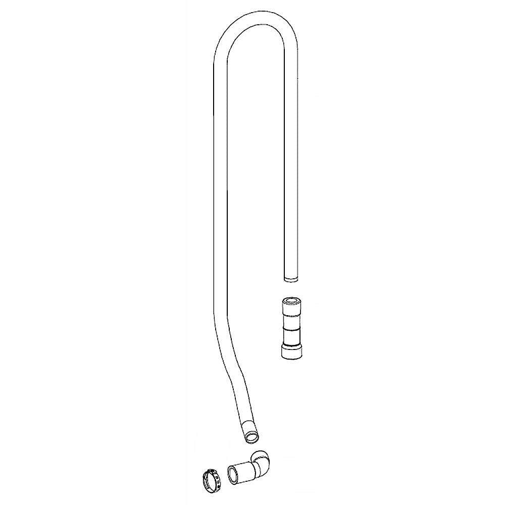 Part #dd82-01603A, Dishwasher Drain Hose / 2.32 x 2.80 x 0.87