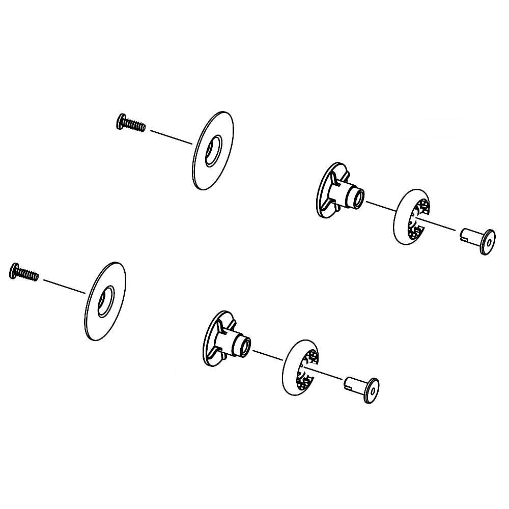 Part #dd82-01656A, Assy-Rail Support 3Rd (4)