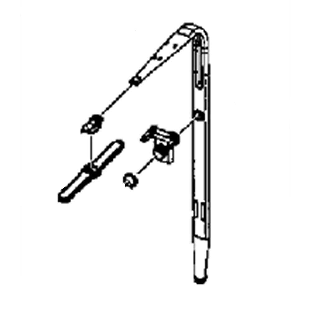 Part #dd93-01014A, Dishwasher Manifold And Spray Arm Assembly / 28.74 x 19.29 x 3.86