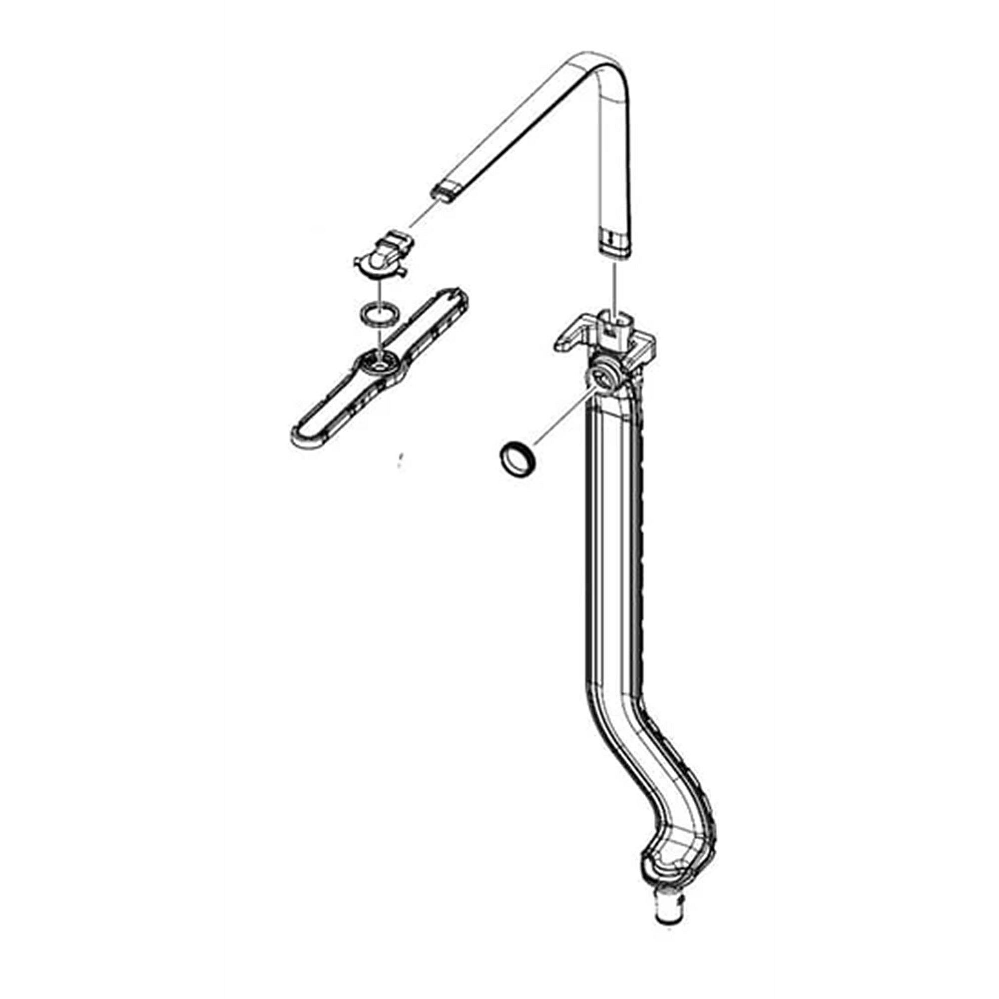 Samsung Part #dd93-01019A, Dishwasher Manifold And Spray Arm Assembly