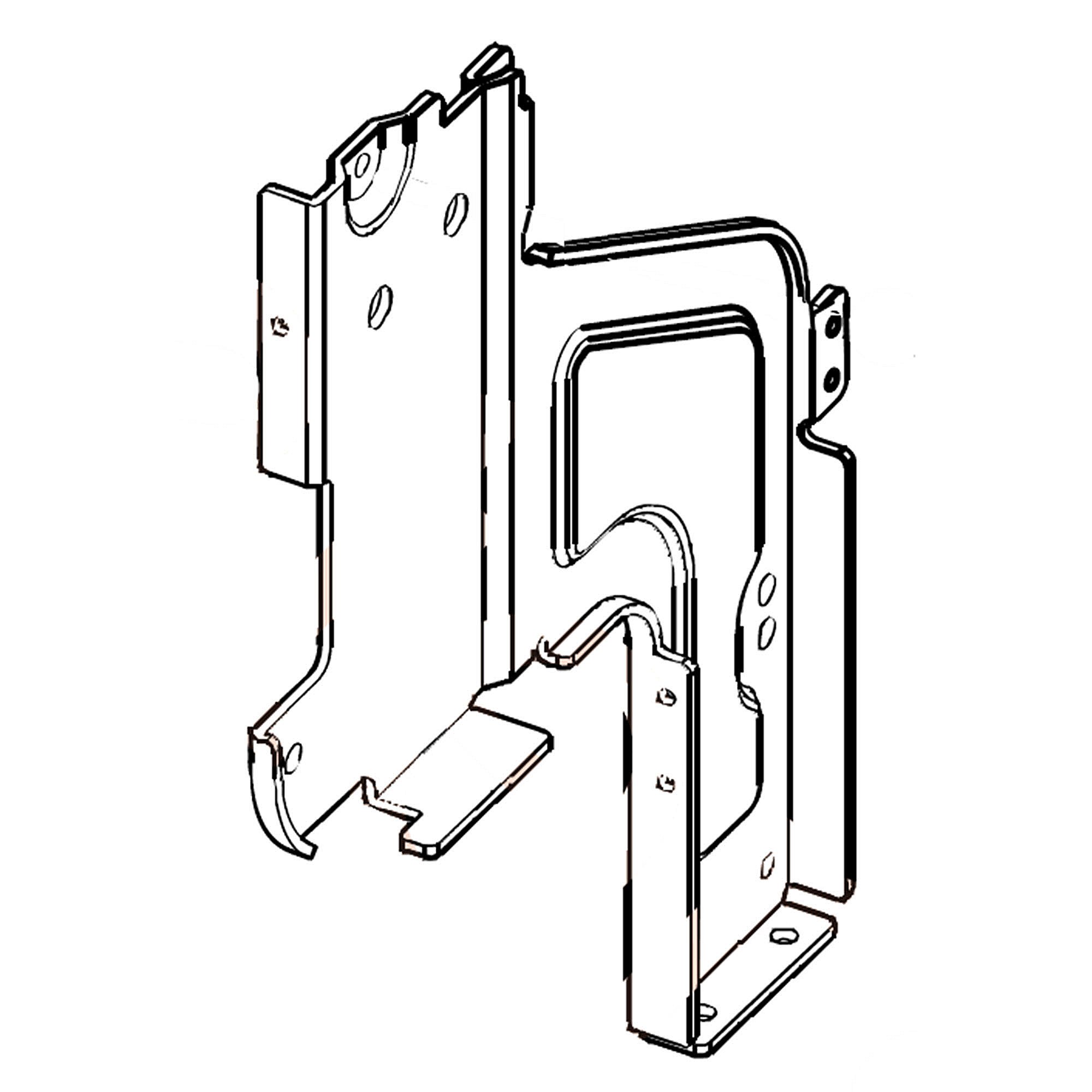 Part #dd97-00115B, Dishwasher Door Link Support Assembly, Left