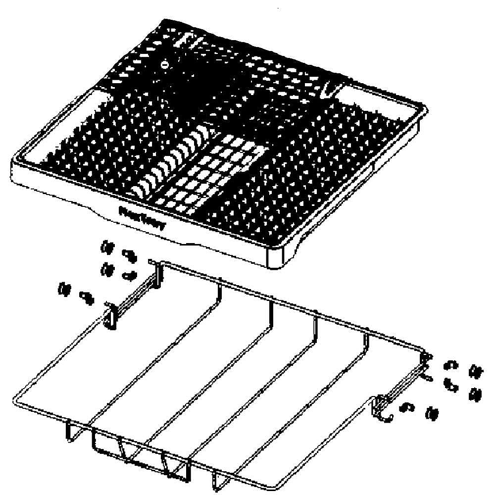 Part #dd97-00193A, Dishwasher Knife Holder Basket