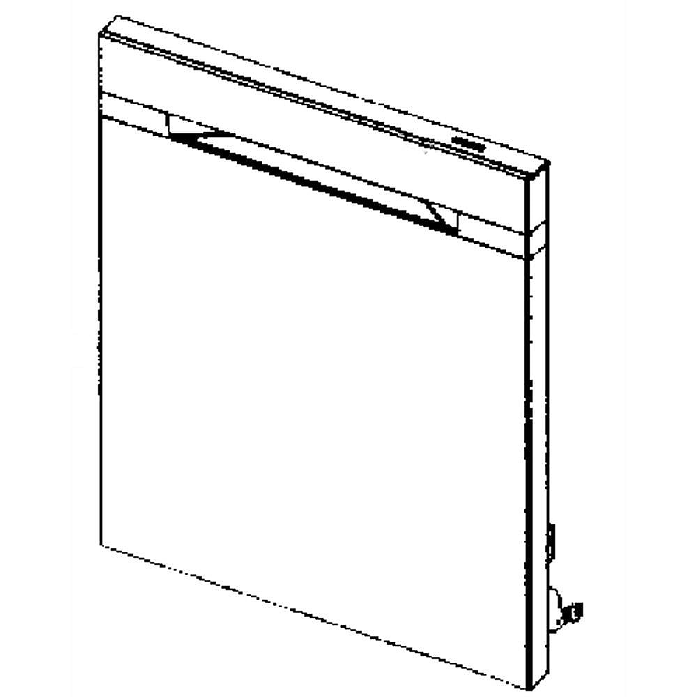 Part #dd97-00233A, Dishwasher Door Assembly