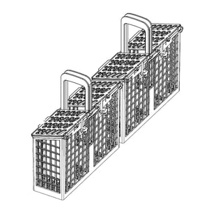 Dishwasher Silverware Basket Assembly DD97-00250B