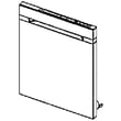 Dishwasher Door Assembly for Samsung DW80M9960UG/AA-00 - Part DD97-00488B