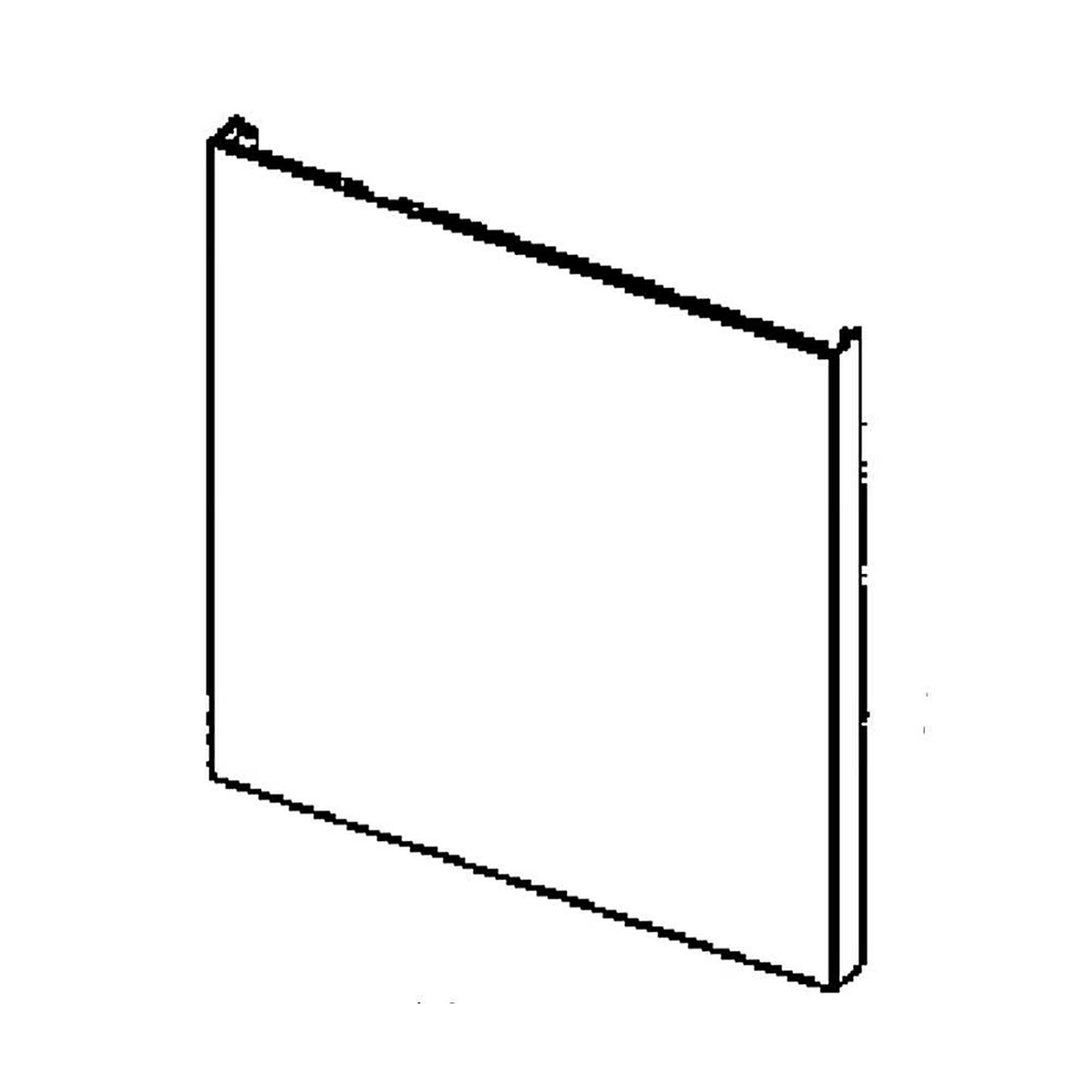 Part #dd97-00489K, Dishwasher Door Outer Panel