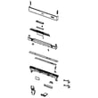 Samsung Dishwasher Control Panel Assembly for Samsung DW80M9960UG/AA-00 - Part DD97-00492B