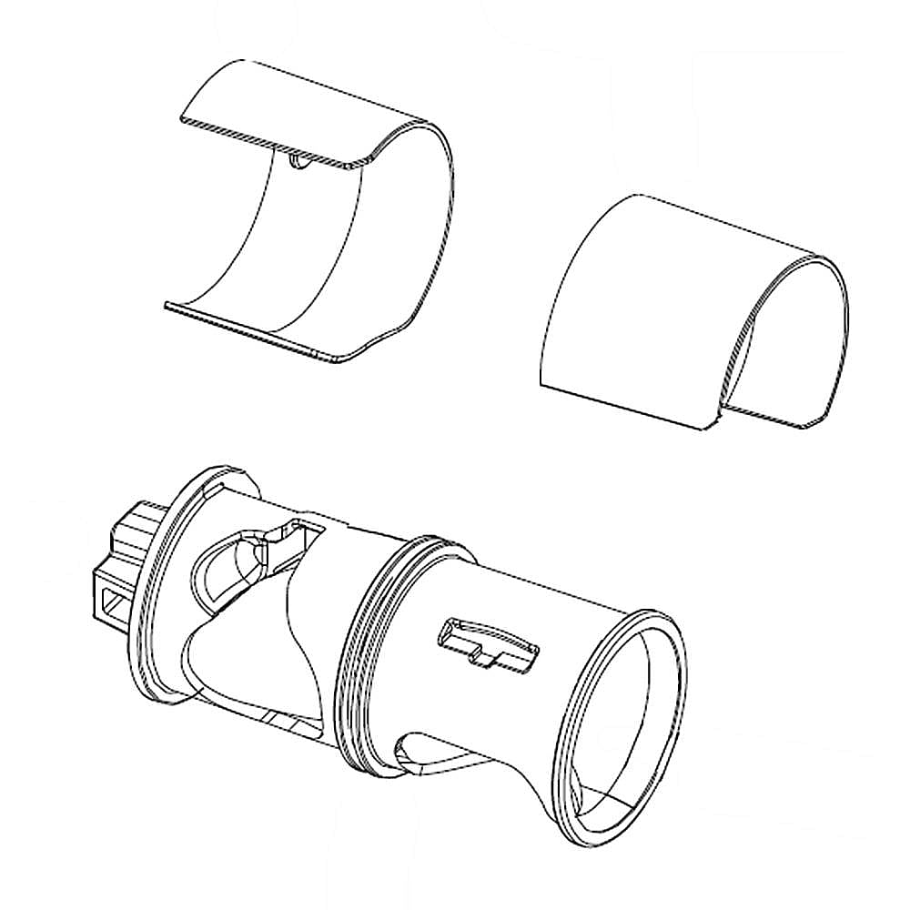 Part #dd97-00516B, Assy Guide Water-Distribution