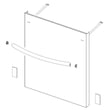 Dishwasher Door Outer Panel Assembly for Samsung DW80B7071US/AA-00 - Part DD97-00619B