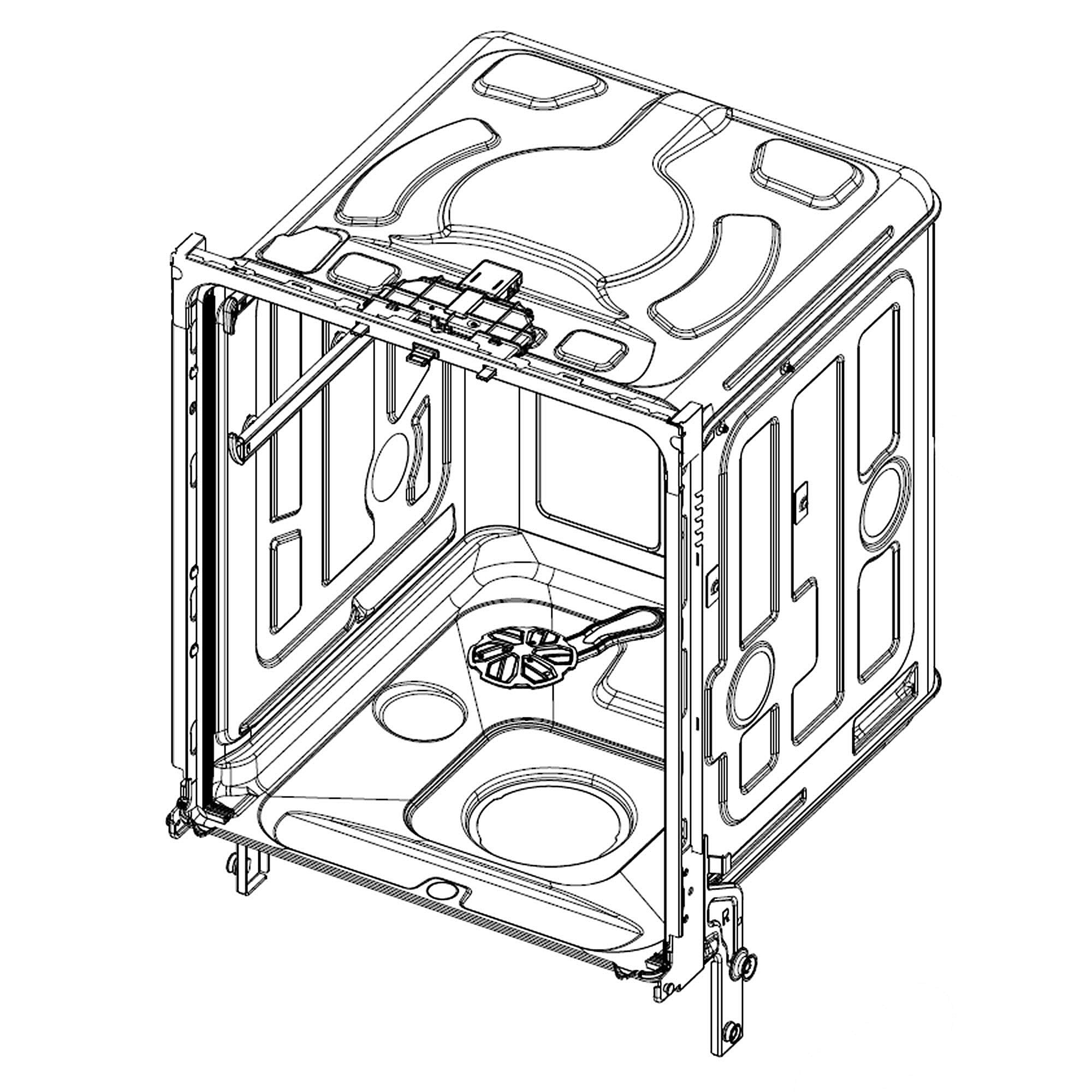 Part #dd97-00655A, Assy Tub