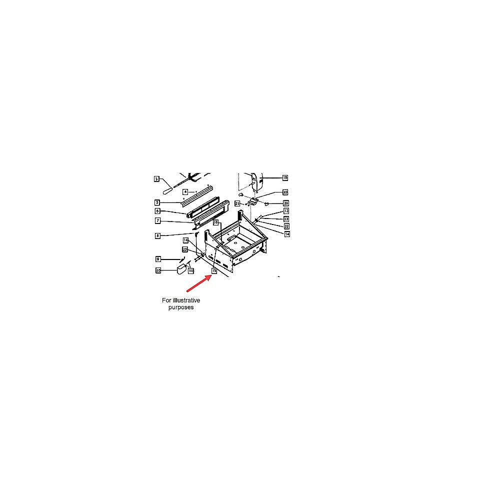 Part #211390, Fisher & Paykel Gas Grill Nut