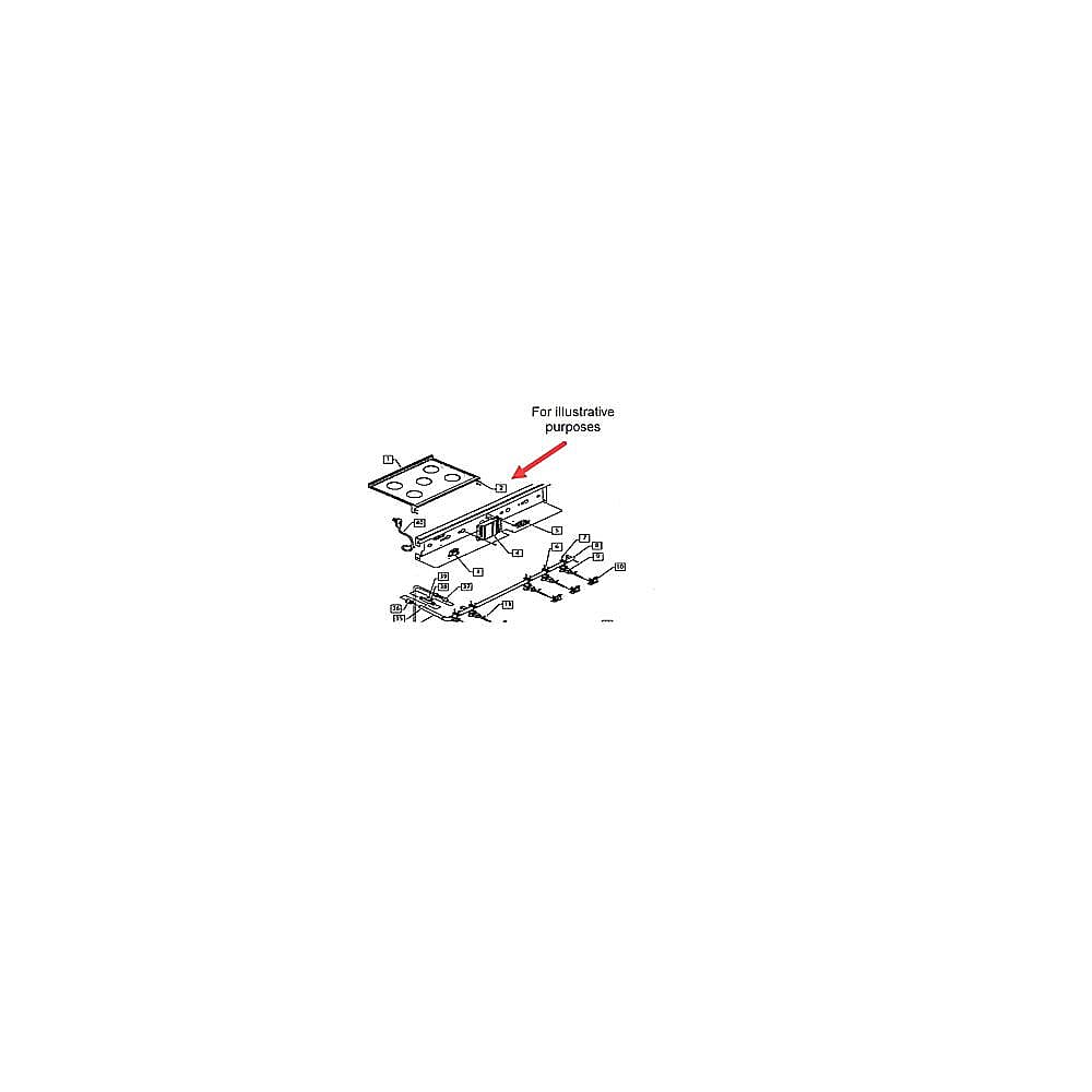 Part #211410, Fisher & Paykel Range Nut