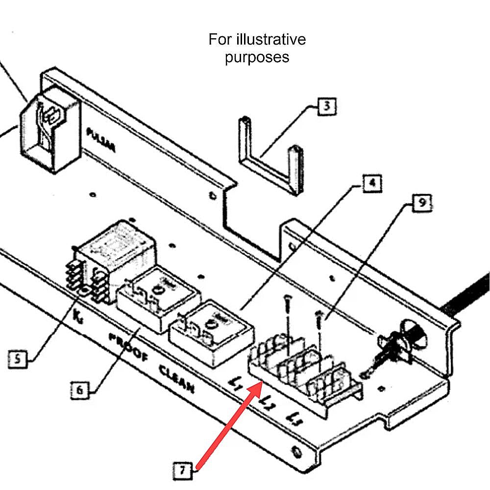 Part #211574, Fisher & Paykel Range Terminal Block