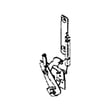 Dcs Fisher & Paykel Dishwasher Door Hinge for DCS DW-24SS - Part 212779