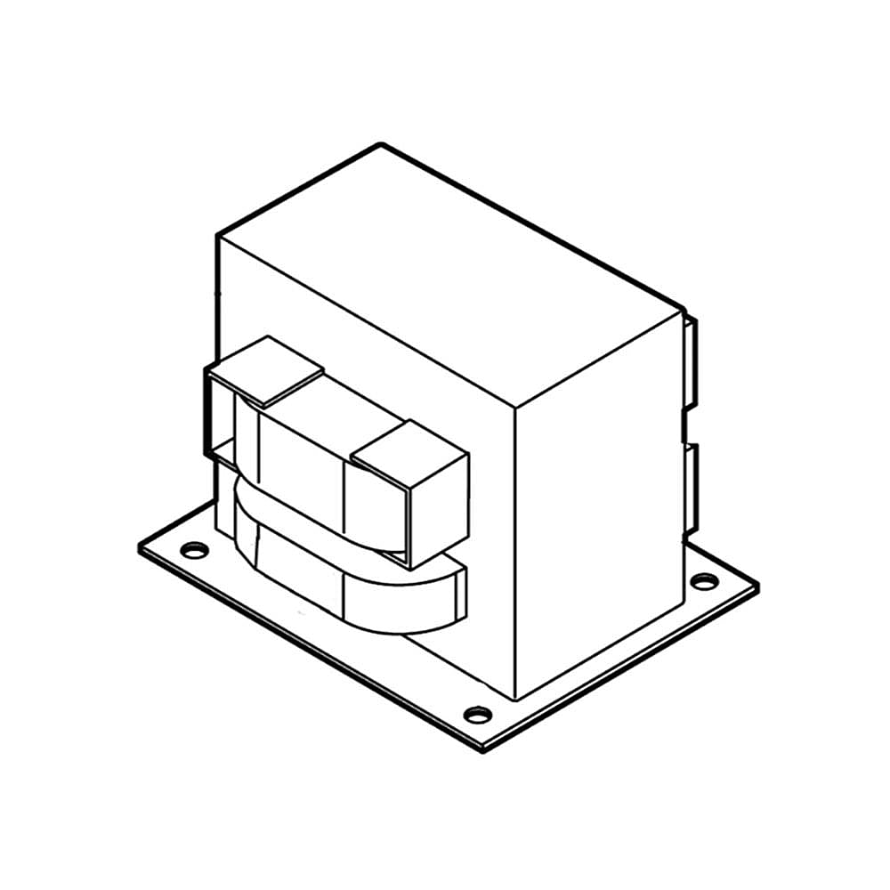 Part #212959, Fisher & Paykel Microwave High-Voltage Transformer