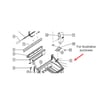 Fisher & Paykel Gas Grill Rotisserie Support Bracket 214397