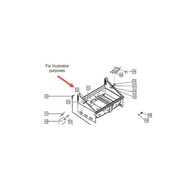 Fisher & Paykel Gas Grill Rotisserie Support Bracket undefined