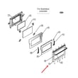 Fisher & Paykel Door Pnl Assy W/glas Ss Rgs3 for DCS RGS-305 - Part 217491