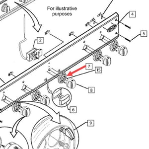 Fisher & Paykel Range Control Knob Bezel 237591