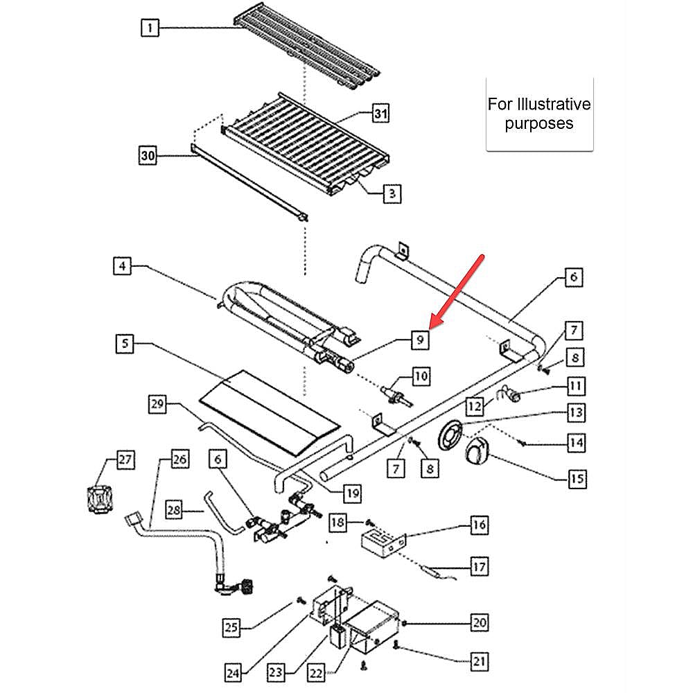 Part #243880, Fisher & Paykel Air Shutter