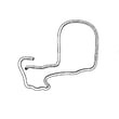 Fisher & Paykel Dishwasher Drawer Fill Hose, Upper for Fisher & Paykel DD24DAX8-99657-A - Part 510856