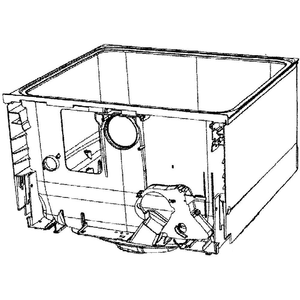 Fisher & Paykel Part #522851, Tub Assembly | 23.80 x 23.00 x 17.70