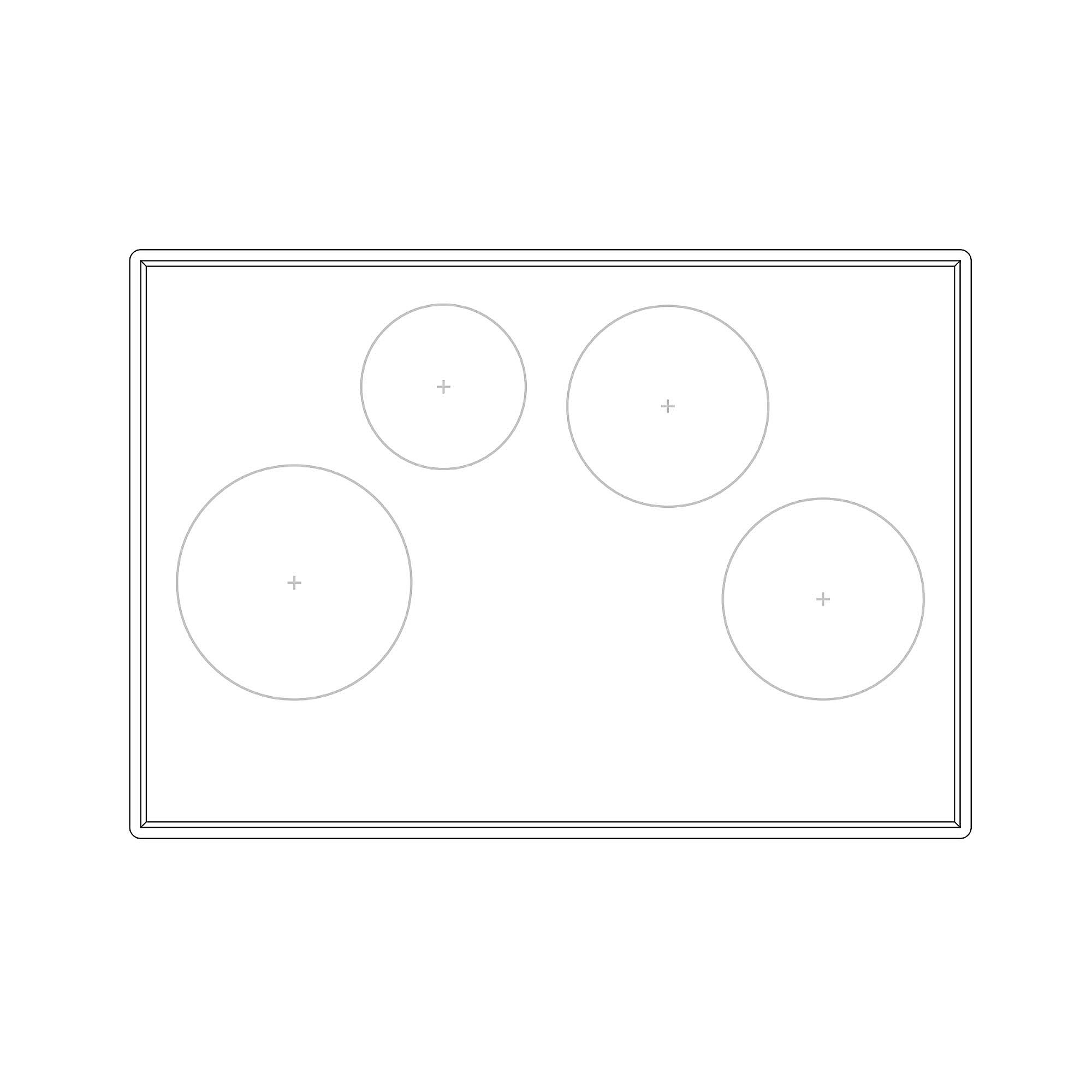 Fisher & Paykel Part #536963P, Cooktop Main Top