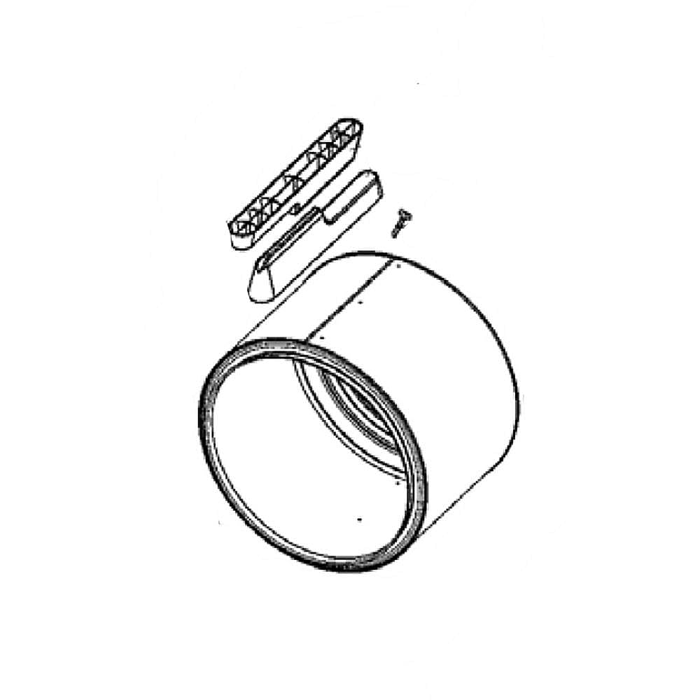 Part #ww03L00151, Fisher & Paykel Drum & Baffle Asm +Lp