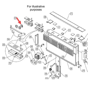 Fisher & Paykel Downdraft Vent Micro-switch With Lever 212588