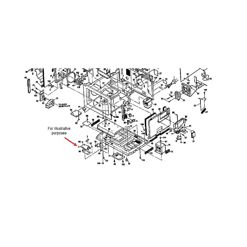 Part #212946, Dcs Fisher & Paykel Microwave Noise Filter