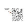 Dcs Fisher & Paykel Microwave Door Hinge for DCS CMO-24SS - Part 213023
