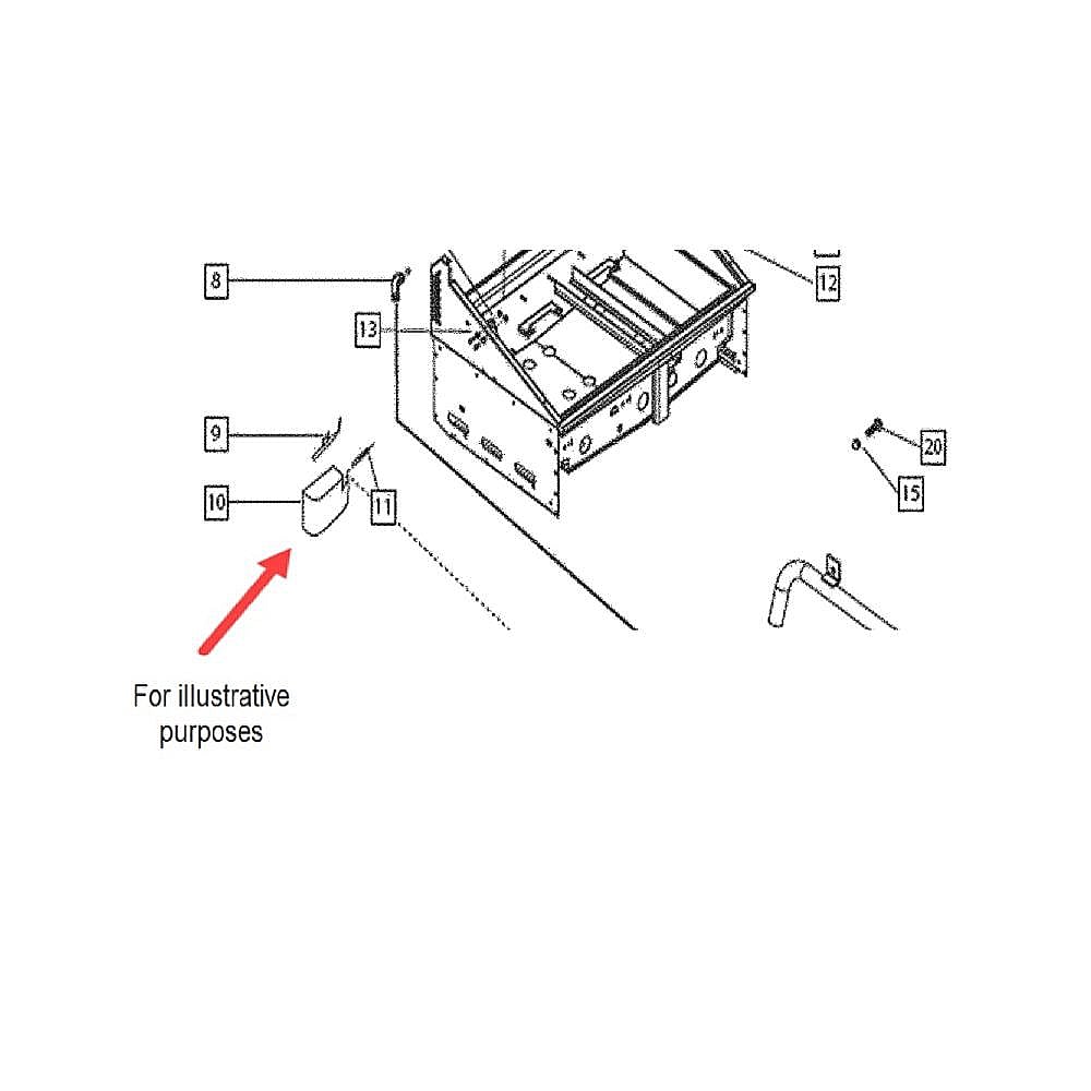Part #213785, Fisher & Paykel Gas Grill Igniter Housing