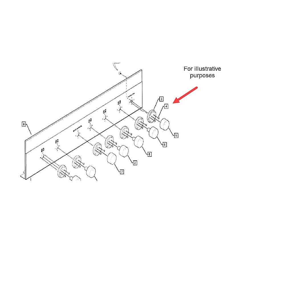 Part #220774P, Fisher & Paykel Range Screw