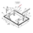 Fisher & Paykel Burner Hanger Left Ct-304 for DCS CTD-304-70694 - Part 232457