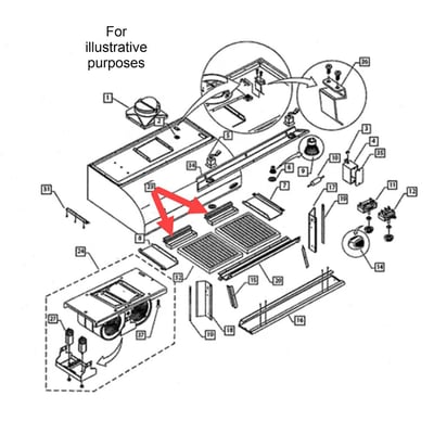 Fisher & Paykel Range Hood Drip Tray undefined