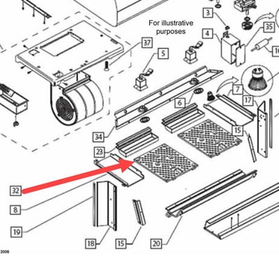 Fisher & Paykel Range Hood Grease Filter undefined