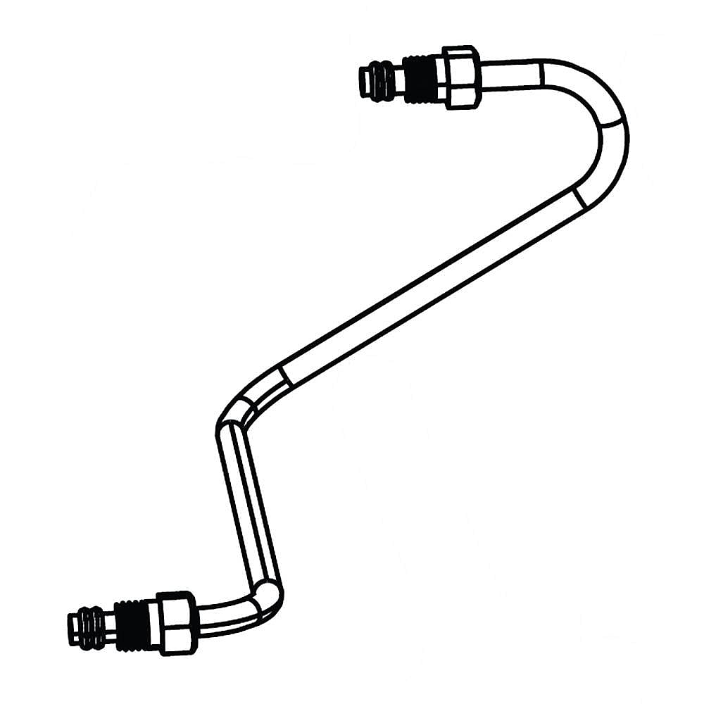 Part #243904, Fisher & Paykel Tube Simmer Left Front 36