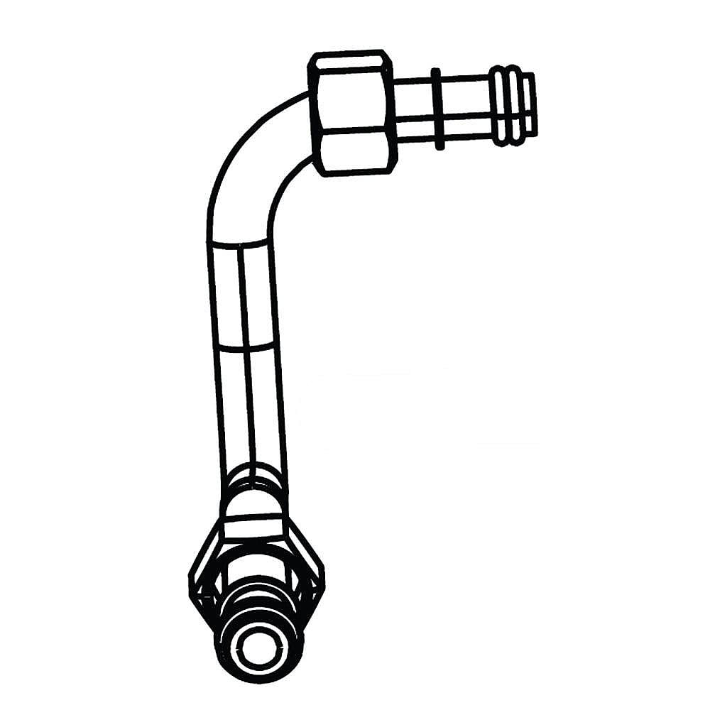 Part #243911, Fisher & Paykel Tube Left Front 36