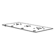 Fisher & Paykel Fisher & Paykel Cooktop Main Top for Fisher & Paykel CG363MLNGB1-88543A - Part 532482